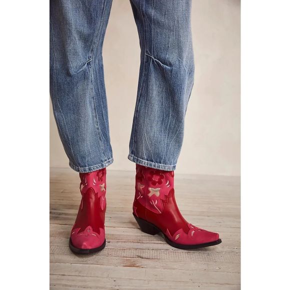 New Free People x Jeffrey Campbell Byrdie Western Boots sz 9